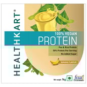 Highlight - HealthKart All Plant Protein (50%) Vegan & Lactose Free,  1 kg  Banana 
