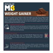5 - MuscleBlaze Weight Gainer with Added Digezyme, 2.2 lb Chocolate