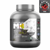 1 - MuscleBlaze Biozyme Iso-Zero., 4.4 lb Low Carb Ice Cream Chocolate