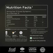 6 - Nutrabay CreaPeak Creatine Monohydrate, Unflavoured 0.22 lb