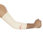 1 - SportSoul Premium Compression Elbow Support,  White  Large 