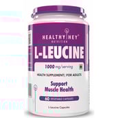 1 - HealthyHey Nutrition L-Leucine, 60 veggie capsule(s)