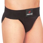 2 - SportSoul Cotton Gym & Cricket Supporter,  Xtra Xtra Large  Black 