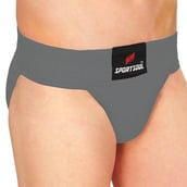 1 - SportSoul Cotton Gym & Cricket Supporter,  Xtra Small  Dark Grey 