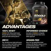 2 - PVL 100% Whey Isogold,  2 lb  Vanilla Milkshake 