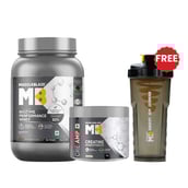 MuscleBlaze Biozyme Performance Whey 1kg & Creatine Monohydrate CreAMP 100g Combo