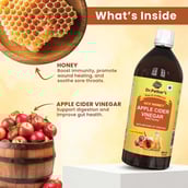 2 - Dr. Patkar's Apple Cider Vinegar (Pack of 2),  1 L  Honey 