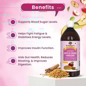 3 - Dr. Patkar's Apple Cider Vinegar (Pack of 2),  1 L  Cinnamon & Fenugreek 