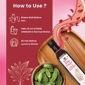 4 - Dr. Patkar's Rose Vinegar Infused with ACV,  250 ml  Natural 