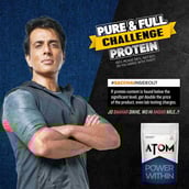 6 - AS-IT-IS Nutrition ATOM PWR Whey Protein,  2.2 lb  Rabri Rasmalai 