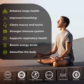 4 - Health Veda Organics Lung Detox with Vitamin C & Grape Seed Extract,  60 capsules 