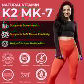 4 - Health Veda Organics Vitamin K2 MK-7,  Unflavoured  120 capsules 