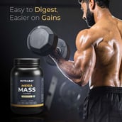 5 - Nutrabay Gold Mega Mass Gainer, 2.2 lb Vanilla Ice Cream