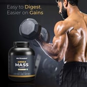 5 - Nutrabay Gold Mega Mass Gainer, 4.4 lb Vanilla Ice Cream