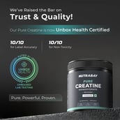 7 - Nutrabay Pure Creatine Monohydrate Amino Acid,  Unflavoured  0.33 lb 