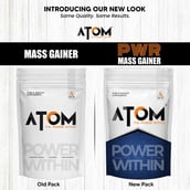 4 - AS-IT-IS Nutrition ATOM Mass Gainer,  2.2 lb  Double Rich Chocolate 