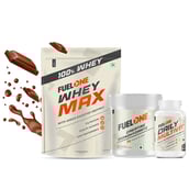 Fuel One Whey Max 1kg Chocolate (Pouch) & Creatine Monohydrate 100g & Daily Multivitamin 30 Tabs Combo