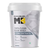 4 - MuscleBlaze Raw Whey Protein 80%,  8.8 lb  Unflavoured 