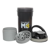 3 - MuscleBlaze Shaker with Handle,  Grey  700 ml 
