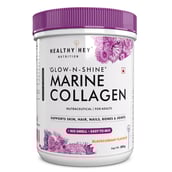 1 - HealthyHey Nutrition Marine Collagen Powder, 200 g Blackcurrant
