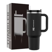 1 - MuscleBlaze Stainless Steel Insulated Tumbler,  Phantom Black  1.2 L 