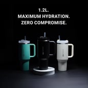 10 - MuscleBlaze Stainless Steel Insulated Tumbler,  Icy Mint  1.2 L