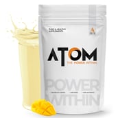 1 - AS-IT-IS Nutrition ATOM Beginners Whey Protein, 2.2 lb Mango Fusion