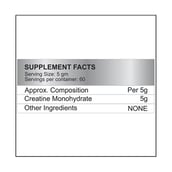 supplement - Sinew Nutrition Micronised Creatine,  Unflavoured  0.66 lb 