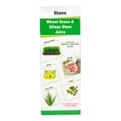 1 - Shane Wheat Grass & Giloye Stem Juice,  Enriched with Aloevera + Amla Juice & Tulsi  500 ml 