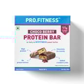 1 - Pro.Fitness Protein Bar, 6 bar(s) Choco Berry