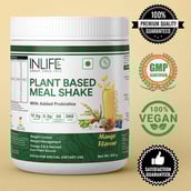 11 - INLIFE Vegan Protein Meal Shake,  0.5 kg  Mango 