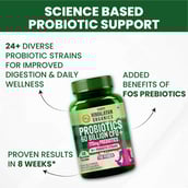 5 - Vlado's Himalayan Organics Probiotics 60 Billion CFU + 170mg Prebiotics,  60 veggie capsule(s)  Unflavoured (for Women) 