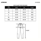 9 - Athflex Men's Straight Fit Classic Workout Pants, Coronet Medium