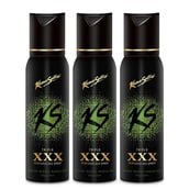 Kamasutra XXX Deo Pack of 3,  120 ml  for Women & Men 