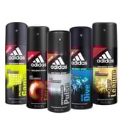 Adidas Ice Dive Pure Game Team Force Victory League and Dynamic Pulse Deo Combo of 5,  150 ml  for Men 