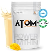 1 - AS-IT-IS Nutrition ATOM Whey Protein with Enzymes,  1.1 lb  Mango Fusion 