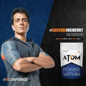 4 - AS-IT-IS Nutrition ATOM Weight Gainer, 2.2 lb Kesar Elaichi