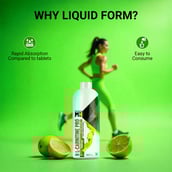 2 - MuscleBlaze Liquid L-Carnitine PRO - 3300mg Triple Strength Formula,  450 ml  Key Lime