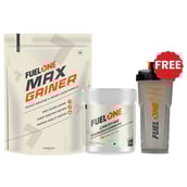 Fuel One Max Gainer Chocolate 1 Kg and Creatine Monohydrate Unflavoured 100 g Combo