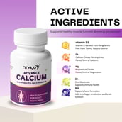 4 - Nirviyu Advance Calcium with Vitamin D3 Zinc & Magnesium, 60 tablet(s) Unflavoured