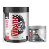 MuscleBlaze Pre Workout WrathX 0.75 lb Fruit Fury & Creatine Monohydrate CreAMP 0.22 lb Combo