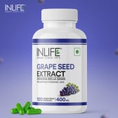 2 - INLIFE Grape Seed Extract (400mg),  120 veggie capsule(s) 