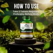 4 - Divya Himalayan Plant Based Organics Vegan Omega 3-6-9,  60 tablet(s) 