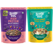 1 - Scoopeat Millet Muesli Combo,  2 Piece(s)/Pack  High Protein & Fruit & Nut 