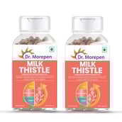 1 - Dr. Morepen Milk Thistle+ (Pack of 2),  60 capsules 