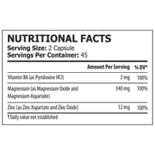 3 - Pole Nutrition ZMA,  90 capsules  Unflavoured 