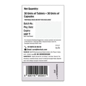 6 - HealthKart HK Vitals Assorted Multivitamin - Fish Oil (30N tabs+ 30N Softgel caps),  2 Piece(s)/Pack