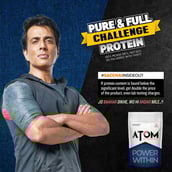 5 - AS-IT-IS Nutrition ATOM PWR Whey Protein,  2.2 lb  Double Rich Chocolate 