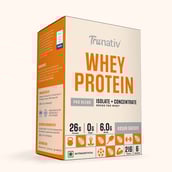 1 - TruNativ Pro Blend Whey Protein,  6 sachets/pack  Kesar Badam 