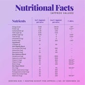 8 - TruNativ Advanced Collagen Peptides,  6 sachets/pack  Blueberry Lavender (Japanese Marine Collagen Type 1 & 3) 